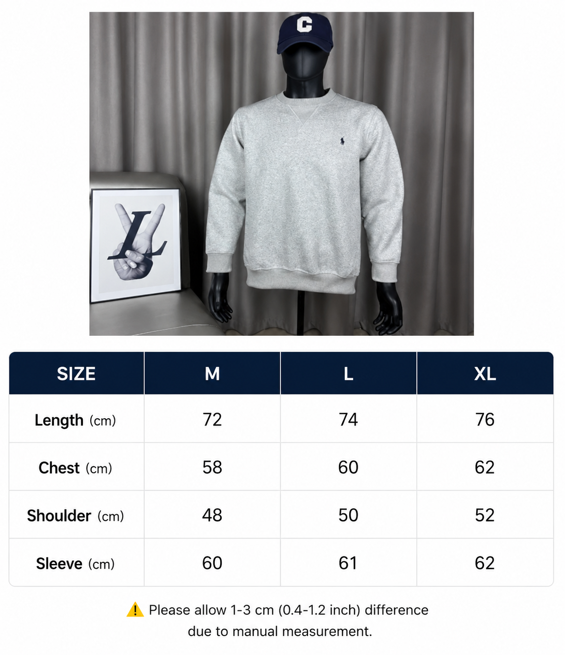 Ralph Lauren Sweatshirt Classic Pony Embroidered Crewneck Pullover