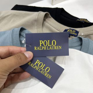 Ralph Lauren T-shirt Unisex Embroidered Logo Heavyweight Cotton Crewneck Tee
