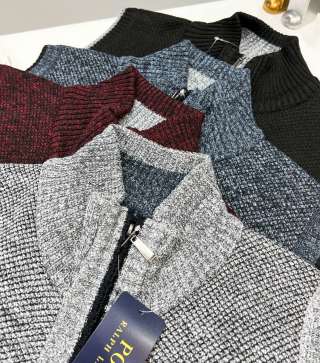 Ralph Lauren Outerwear Fleece-Lined Knit Zip Vest