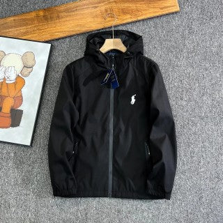 Ralph Lauren Outerwear Hooded Softshell Zip Jacket