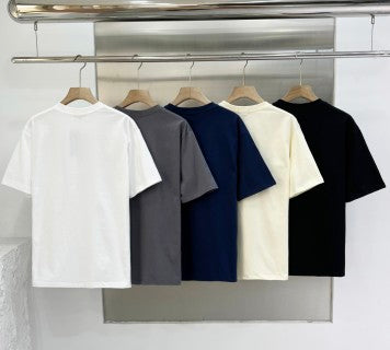 Ralph Lauren T-shirt Unisex Embroidered Logo Heavyweight Cotton Crewneck Tee