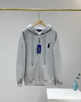 Ralph Lauren Signature Outerwear Hooded Full Zip Jacket