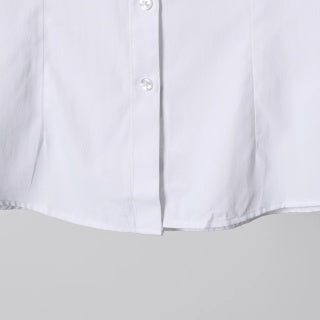 Ralph Lauren Shirt Women's 100% Cotton Short Sleeve Button-Up