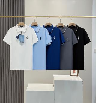 Ralph Lauren Half Zip Silk Blend Mesh Polo Shirt