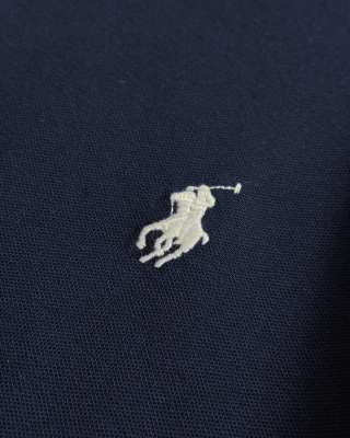 Ralph Lauren Polo Shirt Contrast Trim Cotton Piqué Polo
