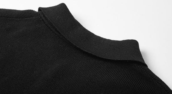 Ralph Lauren Waffle Knit Button Front Polo Shirt