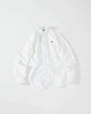 Ralph Lauren Shirt Cotton Oxford Button Down Long Sleeve Shirt