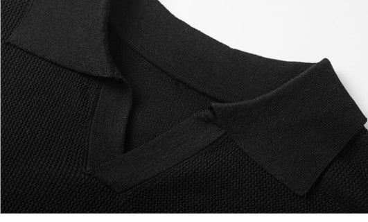 Ralph Lauren V-Neck Knit Polo Shirt