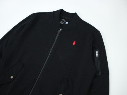 Ralph Lauren Outerwear Logo Embroidered Bomber Jacket