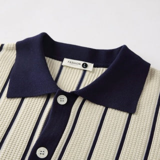 Ralph Lauren Striped Knit Polo Shirt