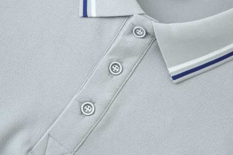 Ralph Lauren Polo Shirt Contrast Trim Mercerized Cotton Polo