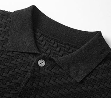 Ralph Lauren Textured Knit Polo Shirt