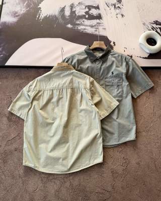 Ralph Lauren Shirt Cotton Utility Pocket Short Sleeve Shirt