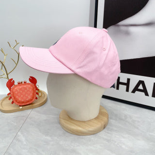 Ralph Lauren Hat Soft Pink Navy Pony Curved-Brim Baseball Cap