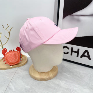 Ralph Lauren Hat Soft Pink Navy Pony Curved-Brim Baseball Cap