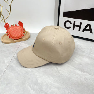 Ralph Lauren Hat Sand Beige Navy Pony Baseball Cap