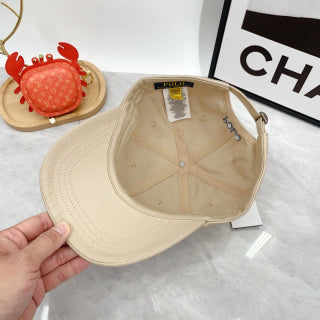 Ralph Lauren Hat Sand Beige Navy Pony Baseball Cap