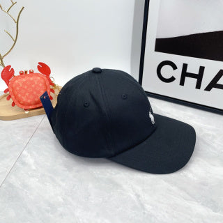 Ralph Lauren Hat Black White Pony Curved-Brim Baseball Cap