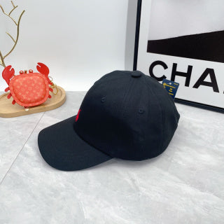 Ralph Lauren Hat Black Red Pony Clean-Crown Baseball Cap