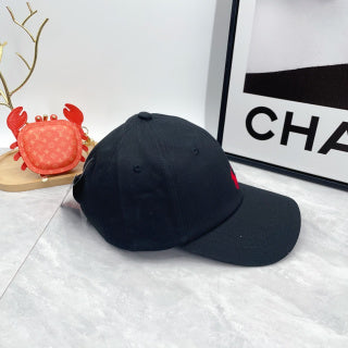 Ralph Lauren Hat Black Red Pony Clean-Crown Baseball Cap