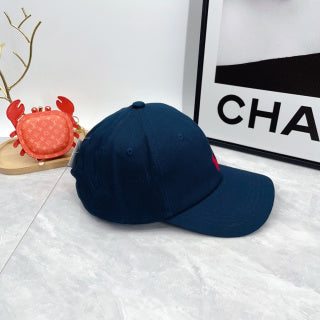 Ralph Lauren Hat Deep Navy Red Pony Curved-Brim Baseball Cap