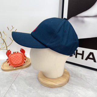 Ralph Lauren Hat Deep Navy Red Pony Curved-Brim Baseball Cap