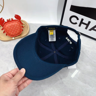 Ralph Lauren Hat Midnight Navy White Pony Baseball Cap