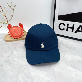 Ralph Lauren Hat Midnight Navy White Pony Baseball Cap
