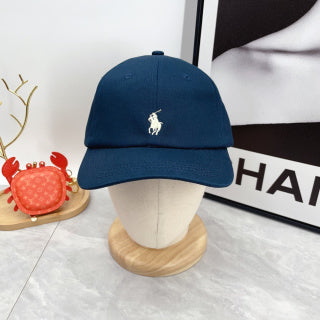 Ralph Lauren Hat Midnight Navy White Pony Baseball Cap