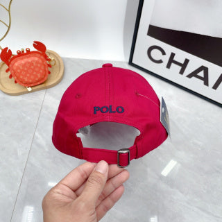 Ralph Lauren Hat Crimson Navy Pony Classic Baseball Cap