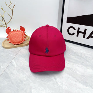 Ralph Lauren Hat Crimson Navy Pony Classic Baseball Cap