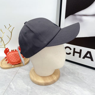 Ralph Lauren Hat Charcoal Gray Tonal Pony Baseball Cap