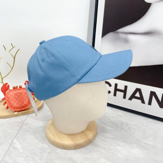 Ralph Lauren Hat Powder Blue Tonal Pony Baseball Cap