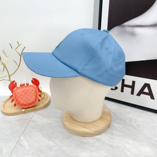 Ralph Lauren Hat Powder Blue Tonal Pony Baseball Cap