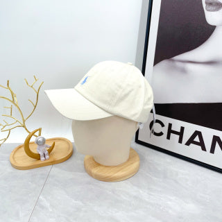 Ralph Lauren Hat Ivory Light Blue Pony Low-Profile Baseball Cap