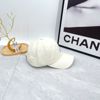 Ralph Lauren Hat Ivory Light Blue Pony Low-Profile Baseball Cap