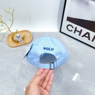 Ralph Lauren Hat Ice Blue Navy Pony Everyday Baseball Cap