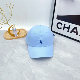 Ralph Lauren Hat Ice Blue Navy Pony Everyday Baseball Cap