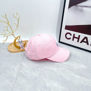 Ralph Lauren Hat Pale Pink Blue Pony Low-Profile Baseball Cap