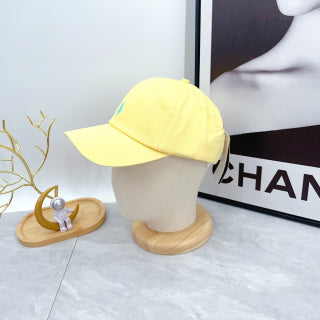 Ralph Lauren Hat Lemon Yellow Aqua Pony Classic Baseball Cap