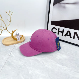 Ralph Lauren Hat Orchid Purple Light Blue Pony Baseball Cap