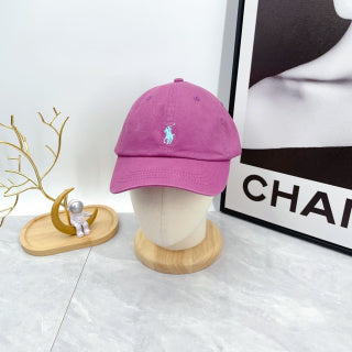 Ralph Lauren Hat Orchid Purple Light Blue Pony Baseball Cap