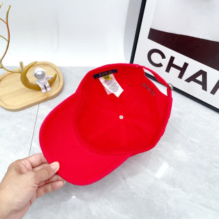Ralph Lauren Hat Vivid Red Navy Pony Everyday Baseball Cap