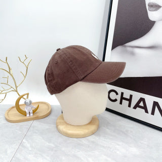 Ralph Lauren Hat Cocoa Brown White Pony Curved Brim Cap