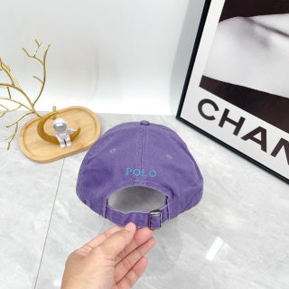Ralph Lauren Hat Dusty Purple Aqua Pony Soft-Crown Baseball Cap