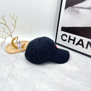 Ralph Lauren Hat Ink Navy Red Pony Soft-Crown Baseball Cap