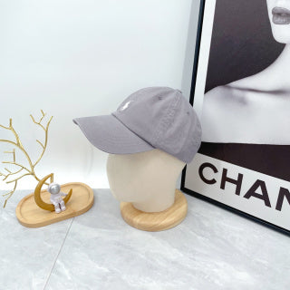 Ralph Lauren Hat Dove Gray White Pony Curved-Brim Baseball Cap