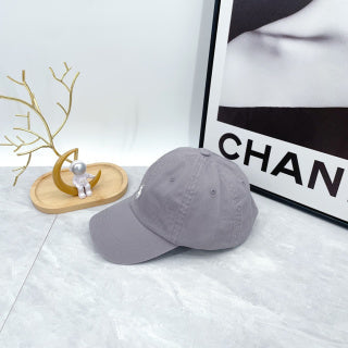 Ralph Lauren Hat Dove Gray White Pony Curved-Brim Baseball Cap