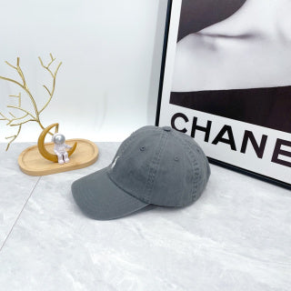 Ralph Lauren Hat Smoke Gray White Pony Low-Crown Baseball Cap