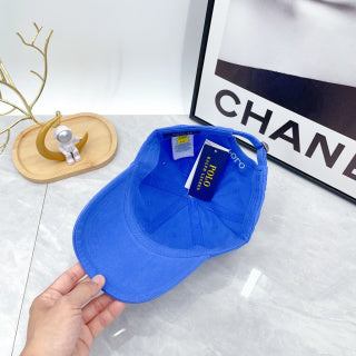 Ralph Lauren Hat Ocean Blue White Pony Soft-Crown Baseball Cap